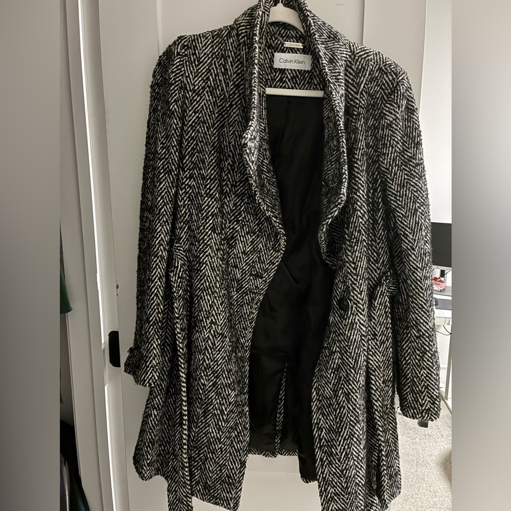 Calvin Klein Monochrome Herringbone Jacket